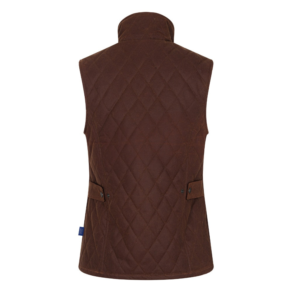 Walker & Hawkes Ladies Wax Diamond Quilted Haxby Gilet