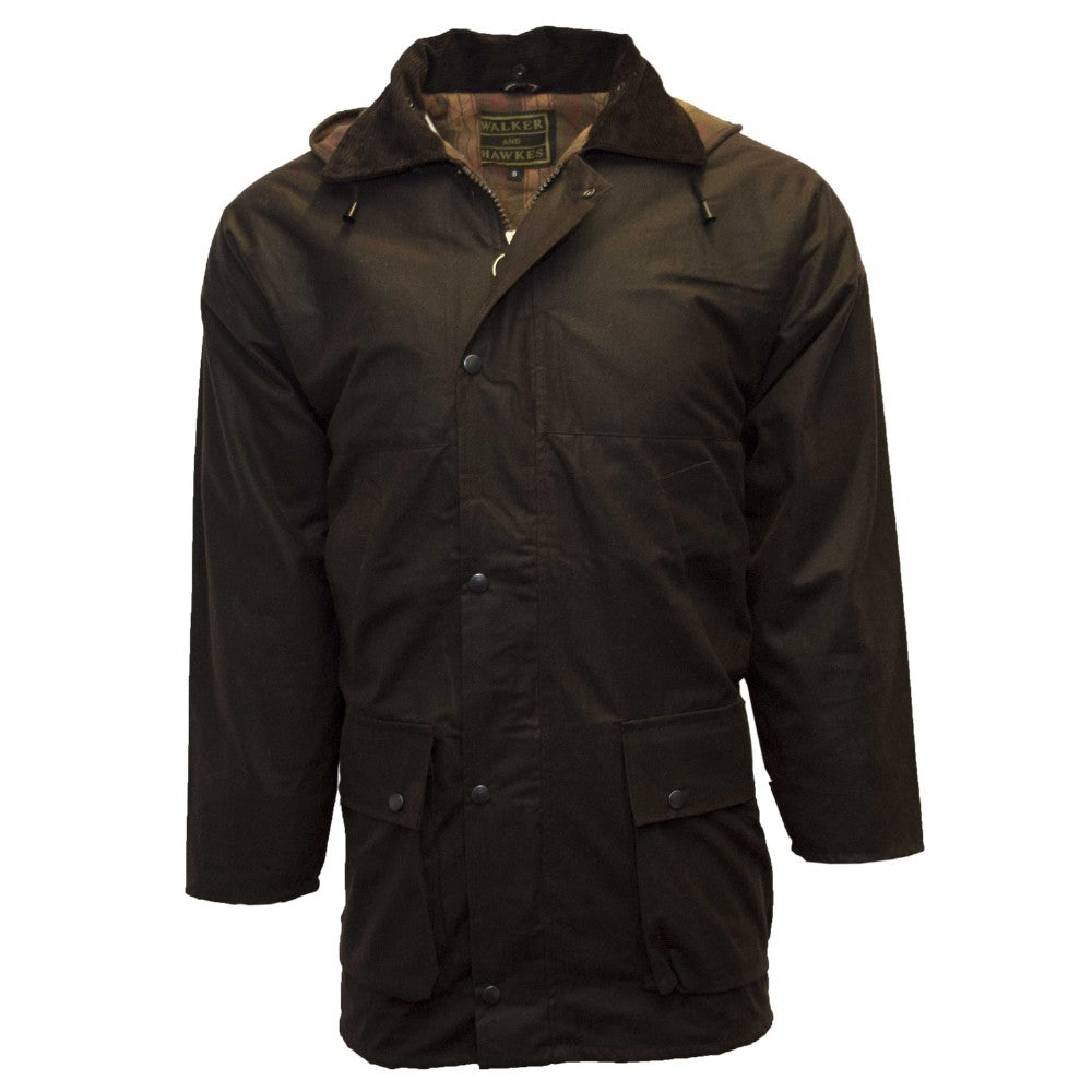Walker & Hawkes Wax Padded Blackstone Jacket