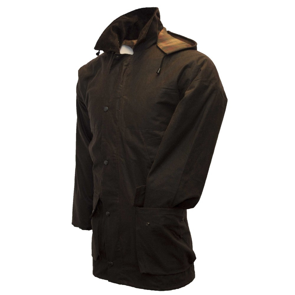 Walker & Hawkes Wax Padded Blackstone Jacket