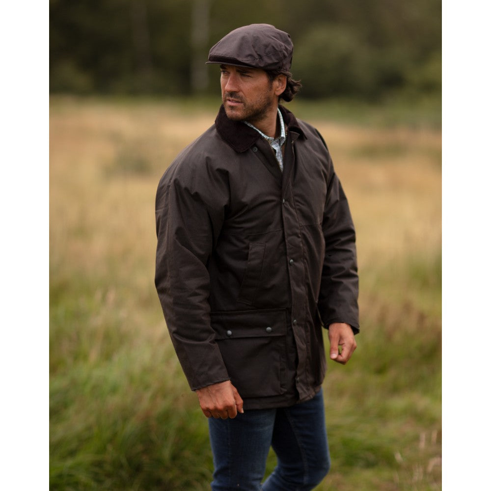 Walker & Hawkes Wax Padded Blackstone Jacket