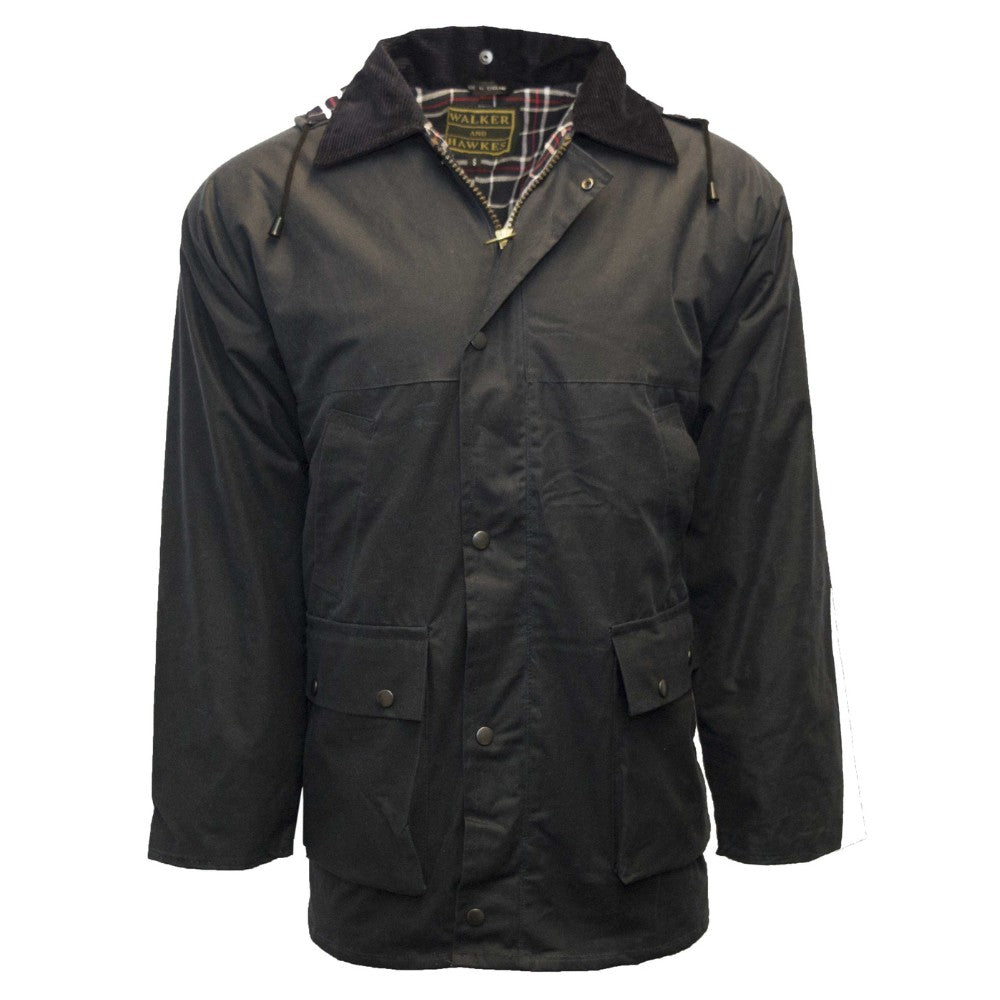 Walker & Hawkes Wax Padded Blackstone Jacket