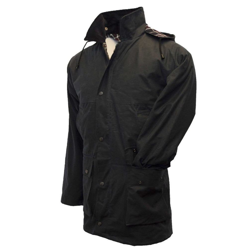 Walker & Hawkes Wax Padded Blackstone Jacket