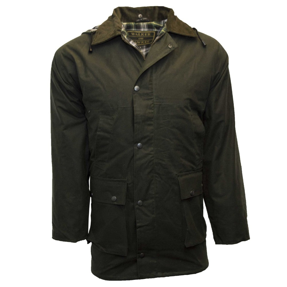 Walker & Hawkes Wax Padded Blackstone Jacket