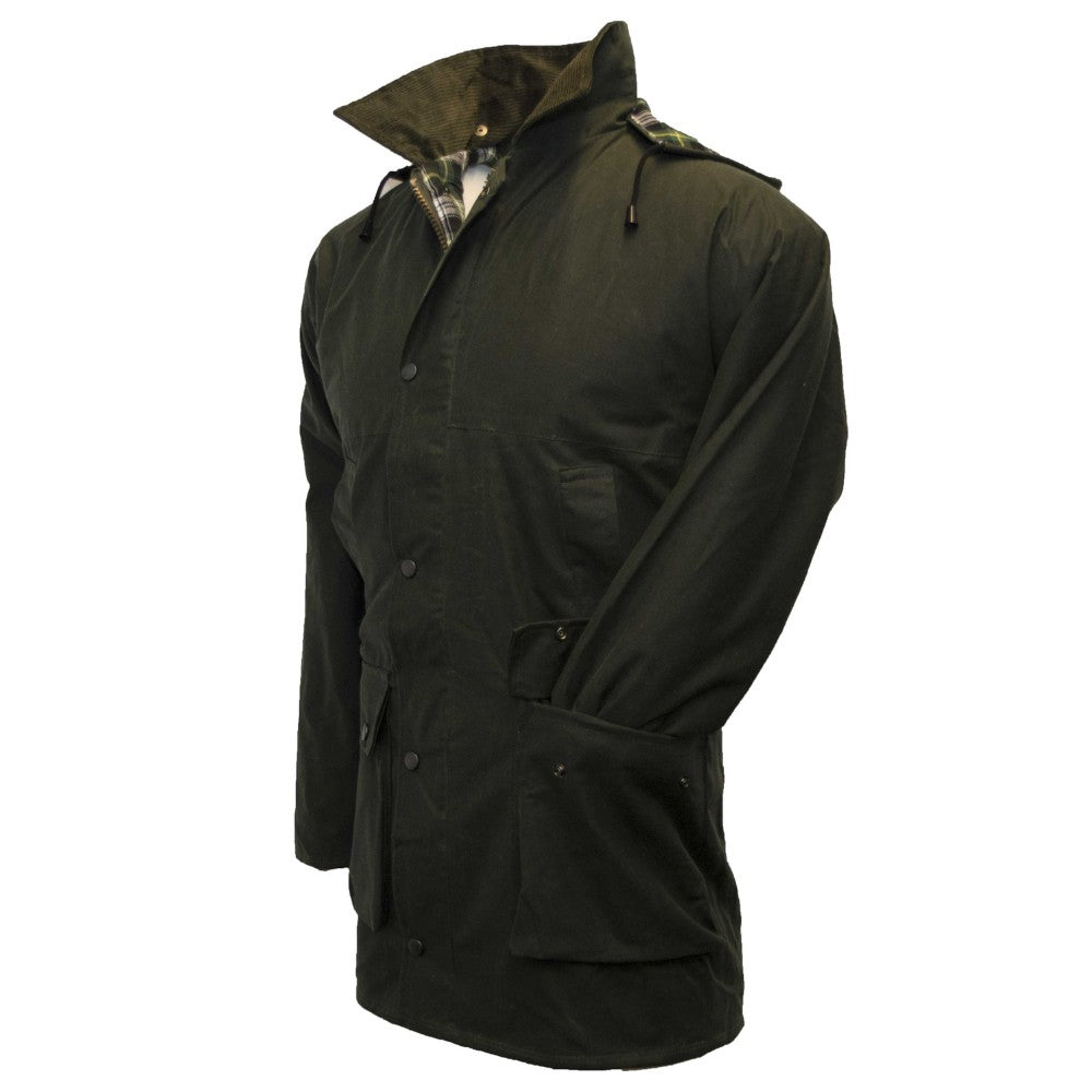 Walker & Hawkes Wax Padded Blackstone Jacket