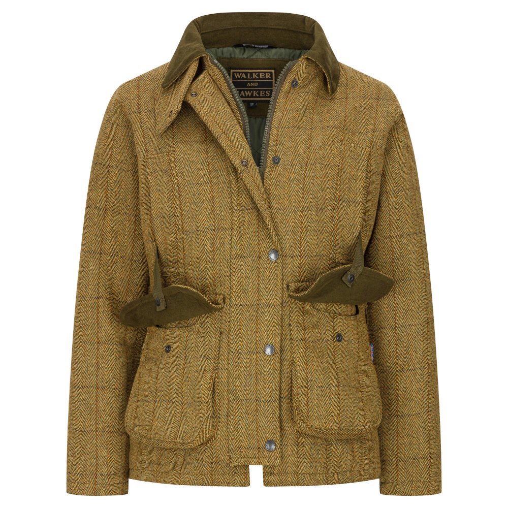 Walker & Hawkes Ladies Derby Tweed Hazelwood Shooting Jacket