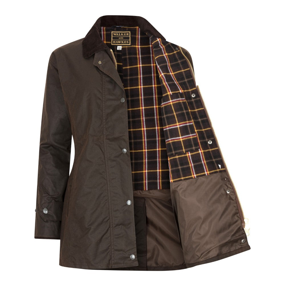 Walker & Hawkes Ladies Wax Victoria Jacket